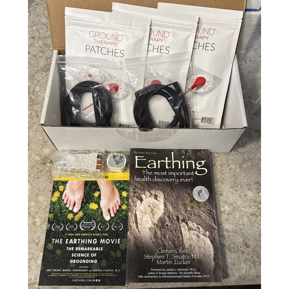 Ground‎ Therapy Earthing Patch Kit 90 and Book - EARTHING by Clinton Ober